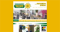 Desktop Screenshot of gartenmoebel-hopf.de