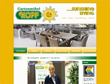 Tablet Screenshot of gartenmoebel-hopf.de